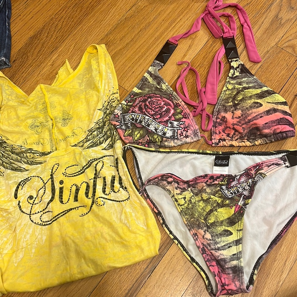 Sinful Swimsuit and Coverup